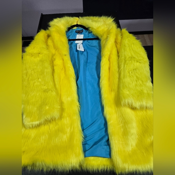 Dolls Kill Jackets & Blazers - Dolls Kill Spongebob Fur Coat